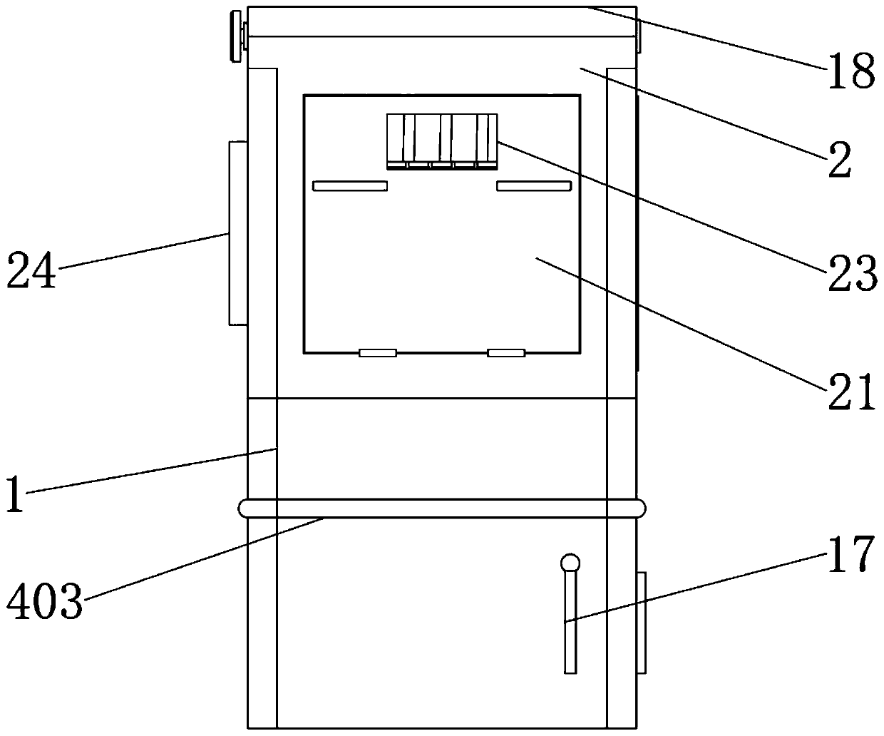 Automatic disinfecting and drying machine