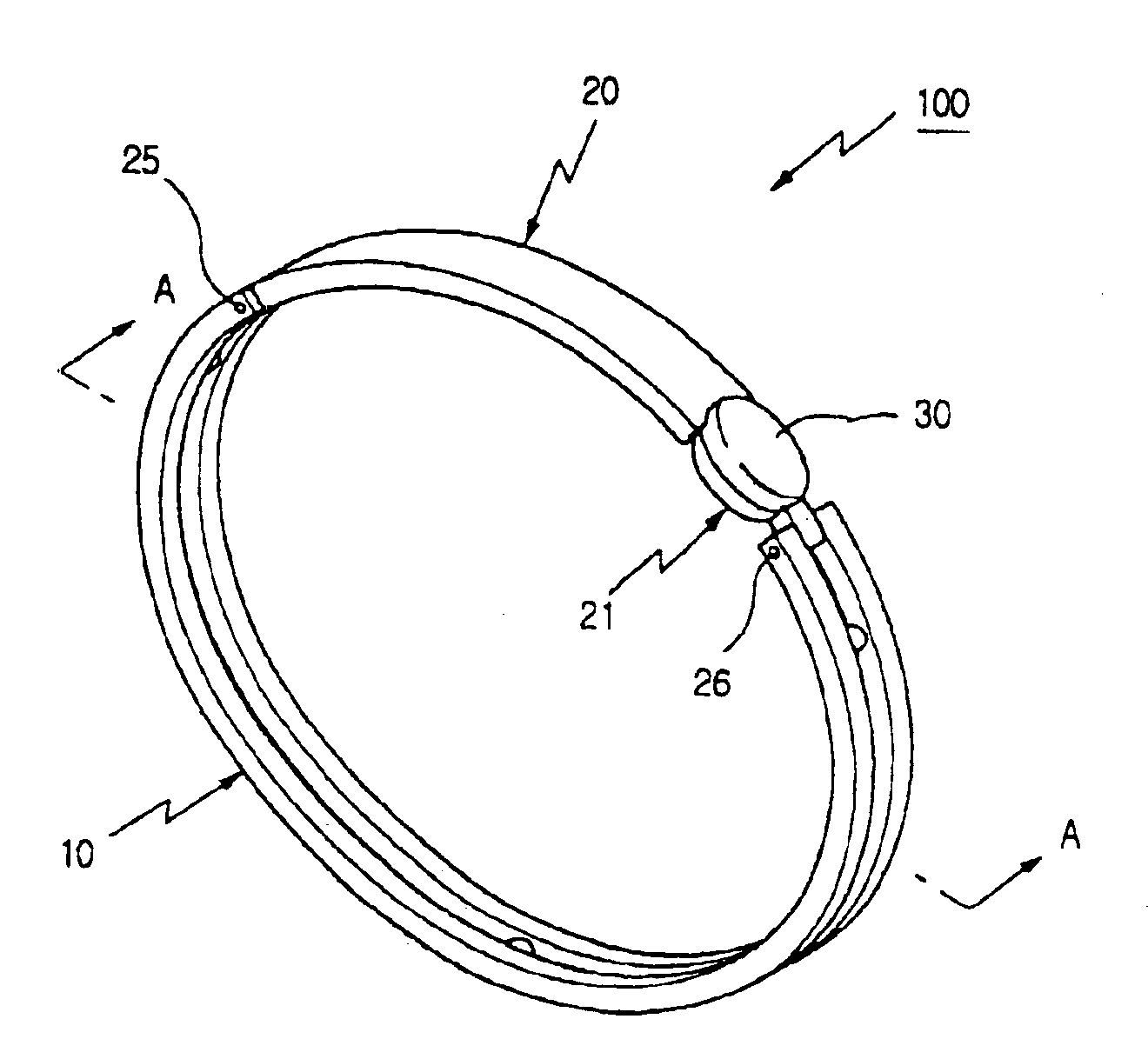 Bracelet that radiates anion and far infrared rays