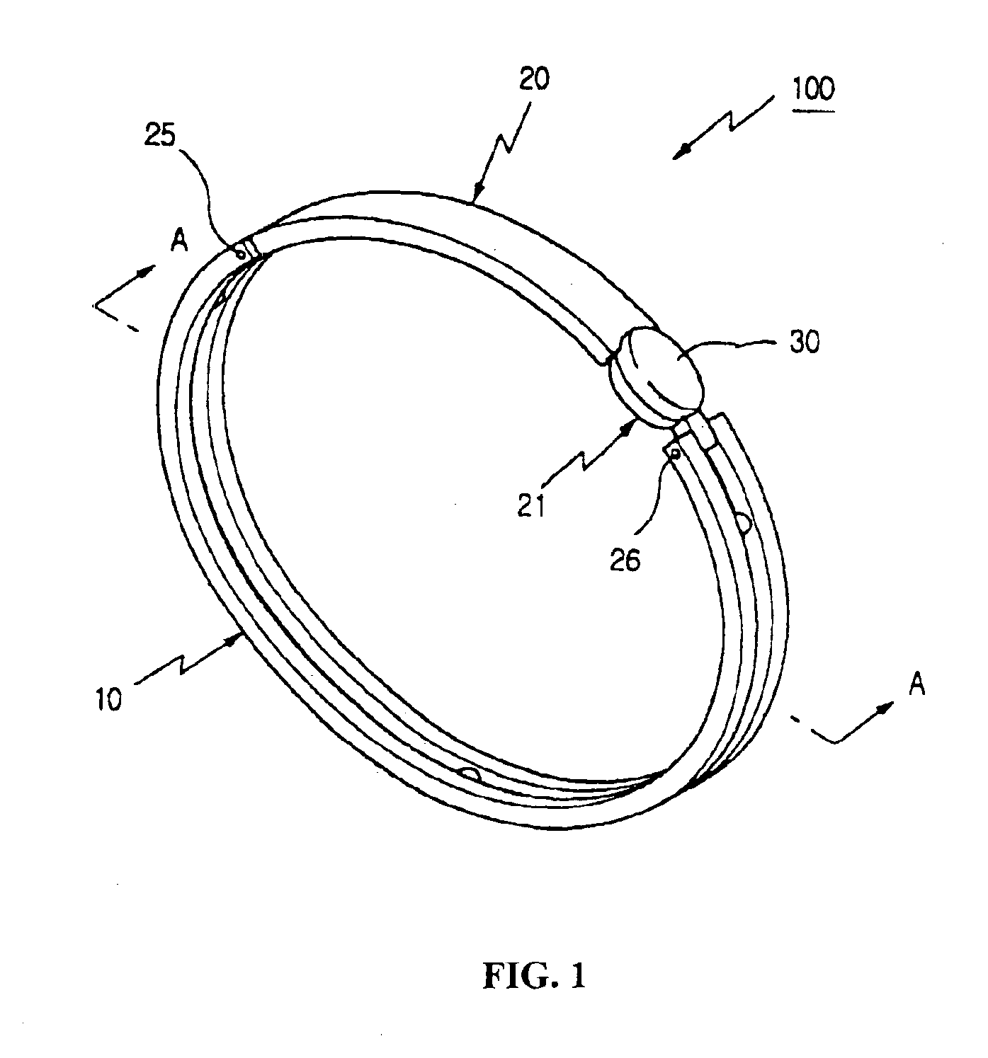 Bracelet that radiates anion and far infrared rays