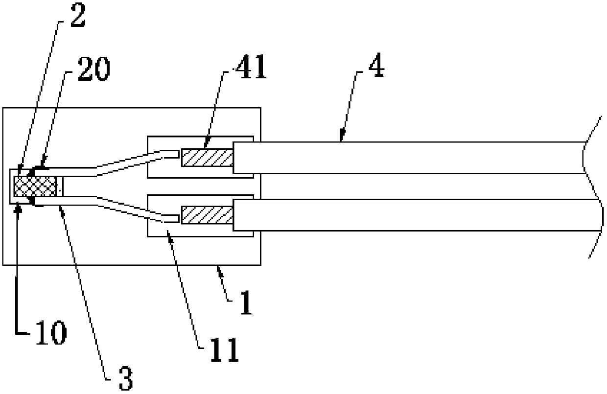 Surface-mount and fast-response temperature sensor with high temperature resistance