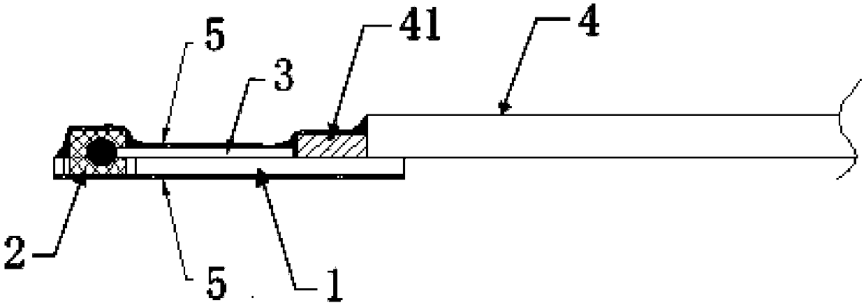 Surface-mount and fast-response temperature sensor with high temperature resistance