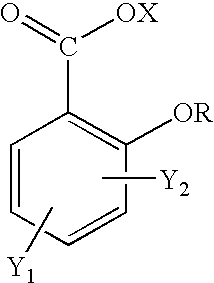 Topical use of halosalicylic acid derivatives