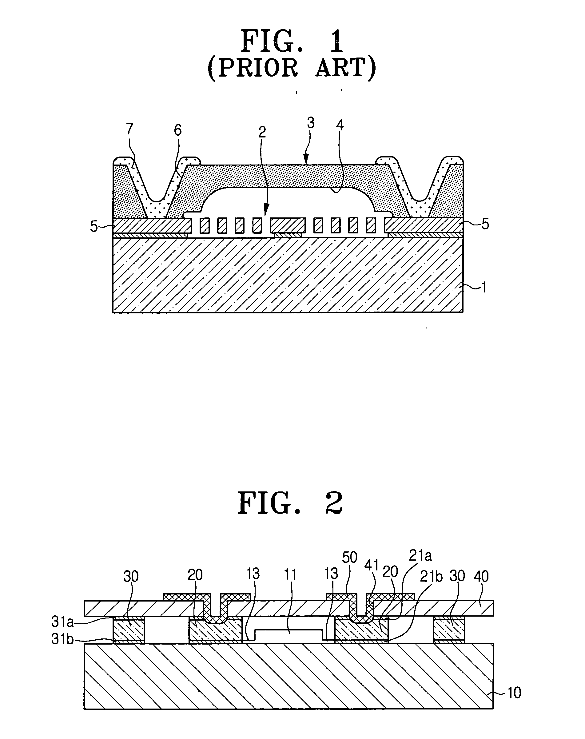 MEMS device package and method for manufacturing the same