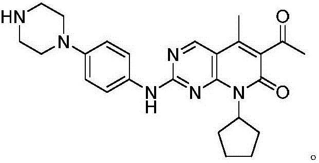 Method for preparing CDK46 kinase inhibitor Palbociclib