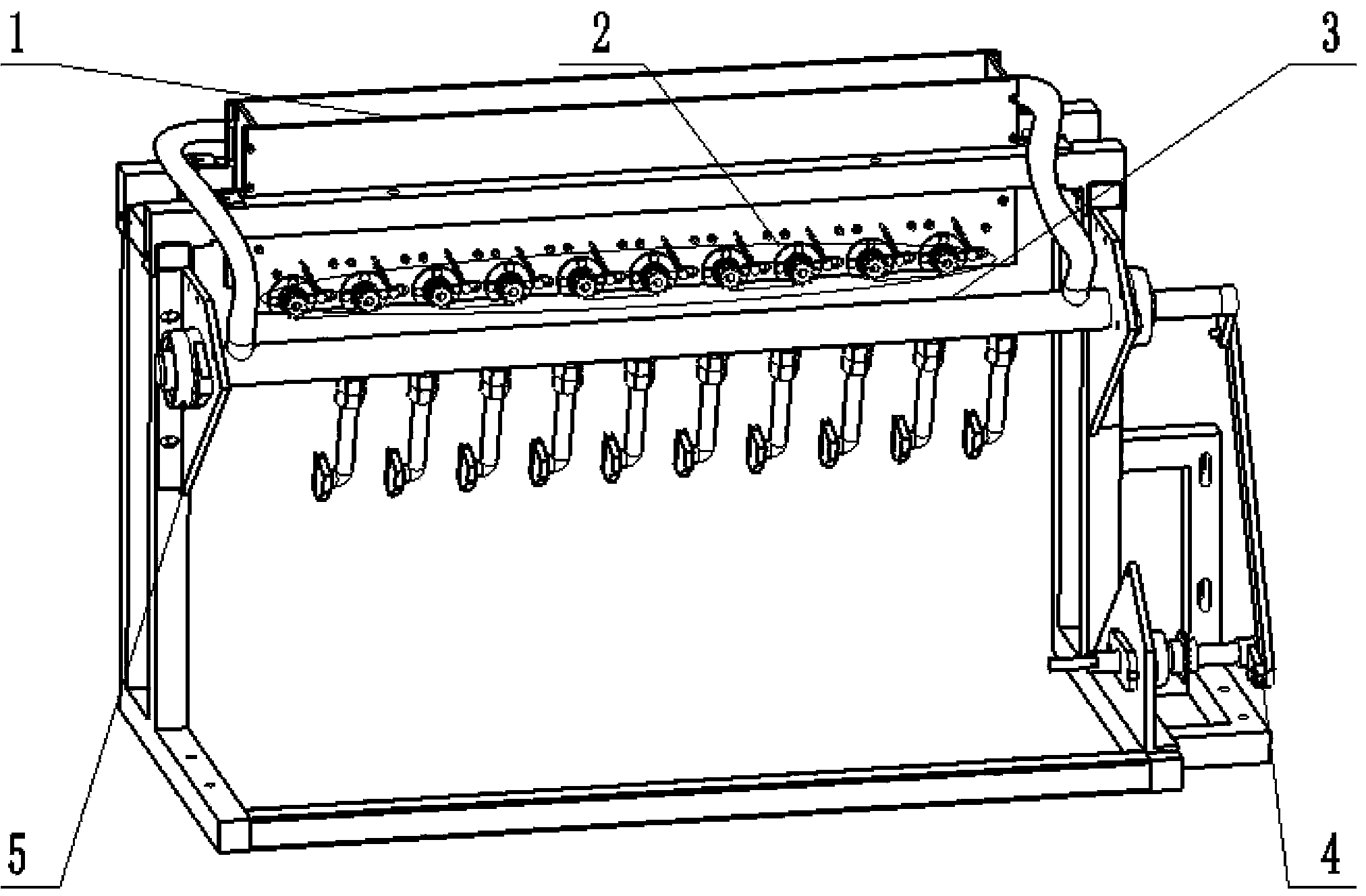 Seedling separation and seedling taking assembly of artemisia selengensis cutting machine