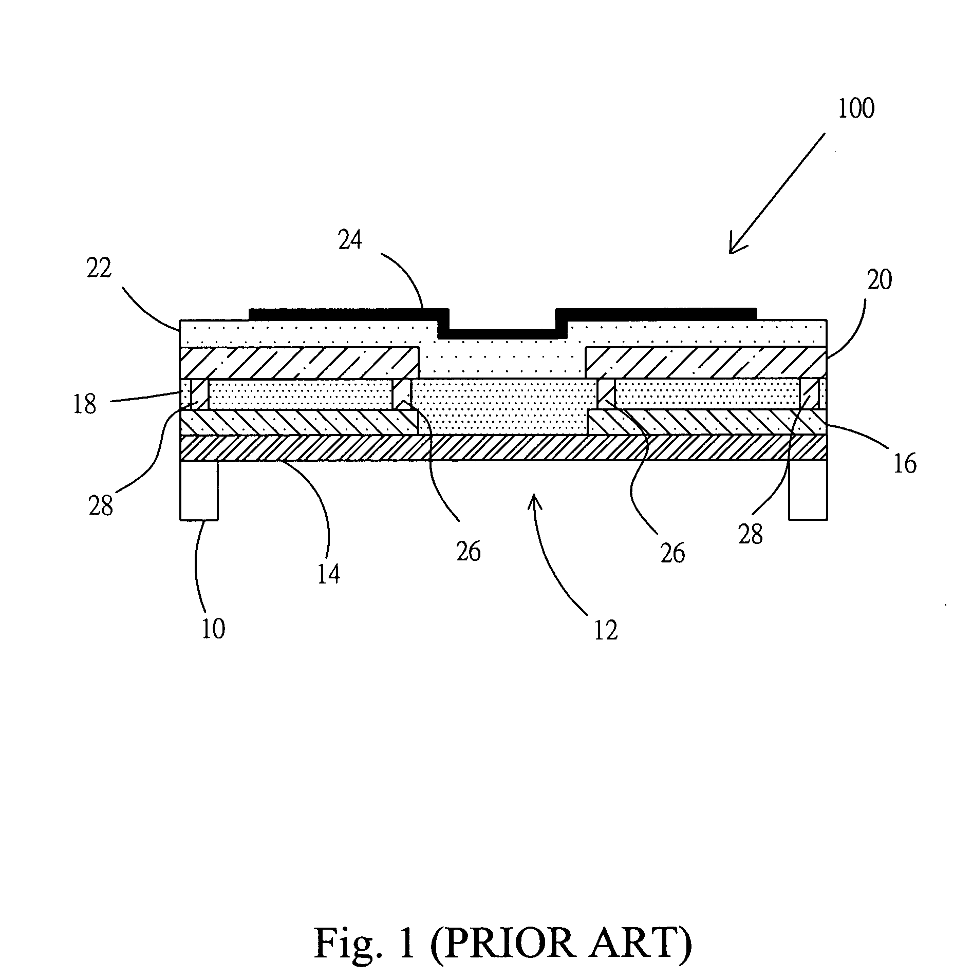 Structure of thermopile sensor