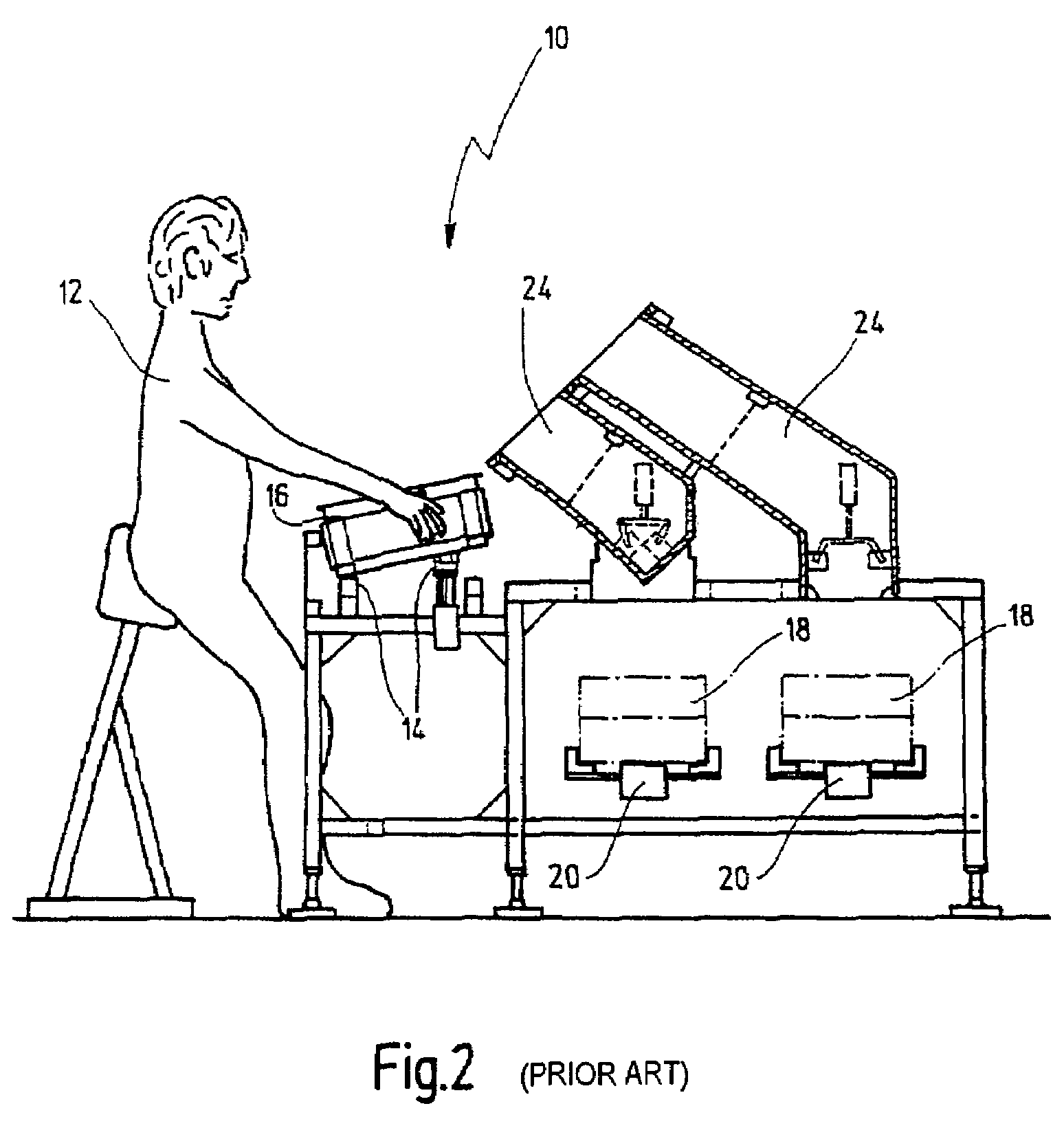 Order picking station and order picking method