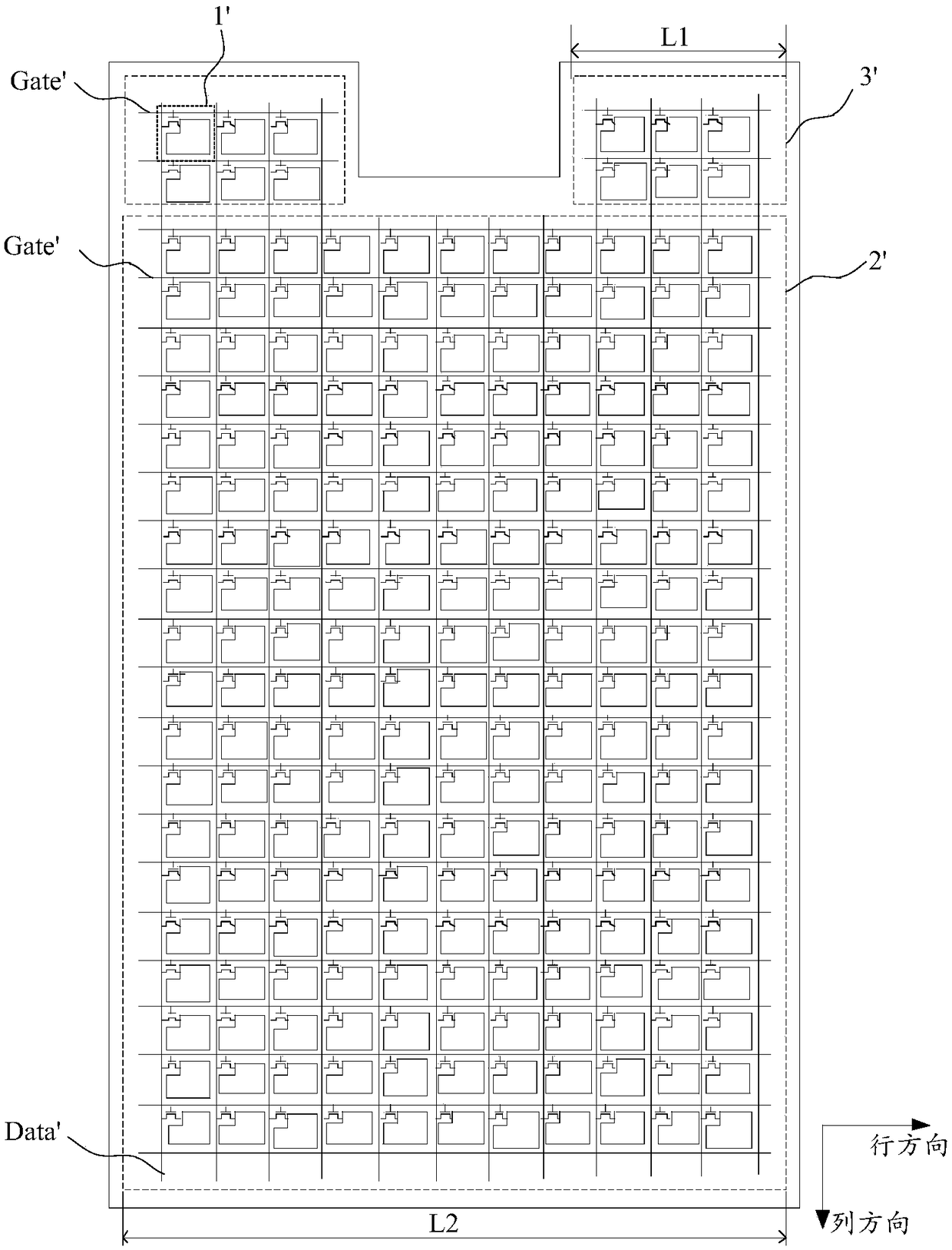 Special-shaped display panel and driving method thereof and special-shaped display device