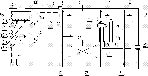 Oil-water separation method and oil-water separation device