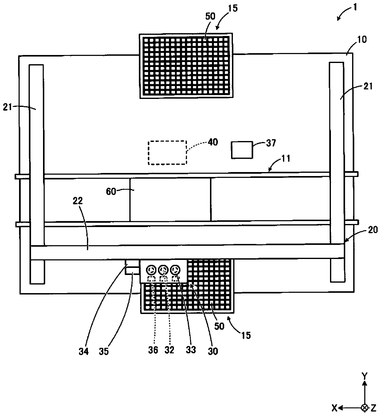 Installation device and installation method