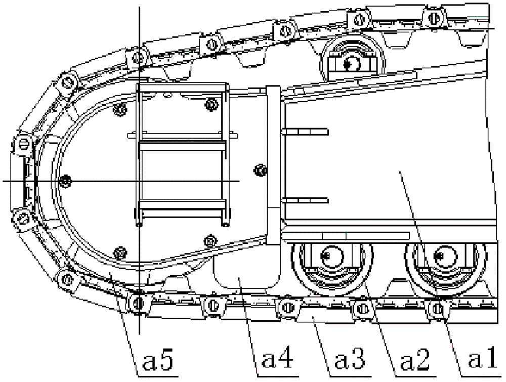 Crawler chassis and crawler cranes