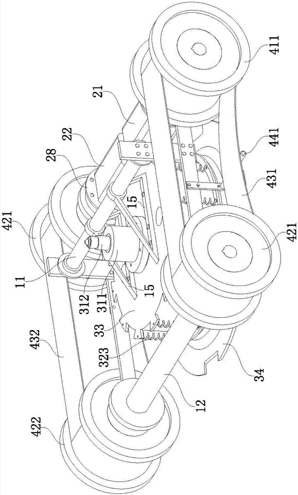 Wall-climbing robot for rust removal of ship