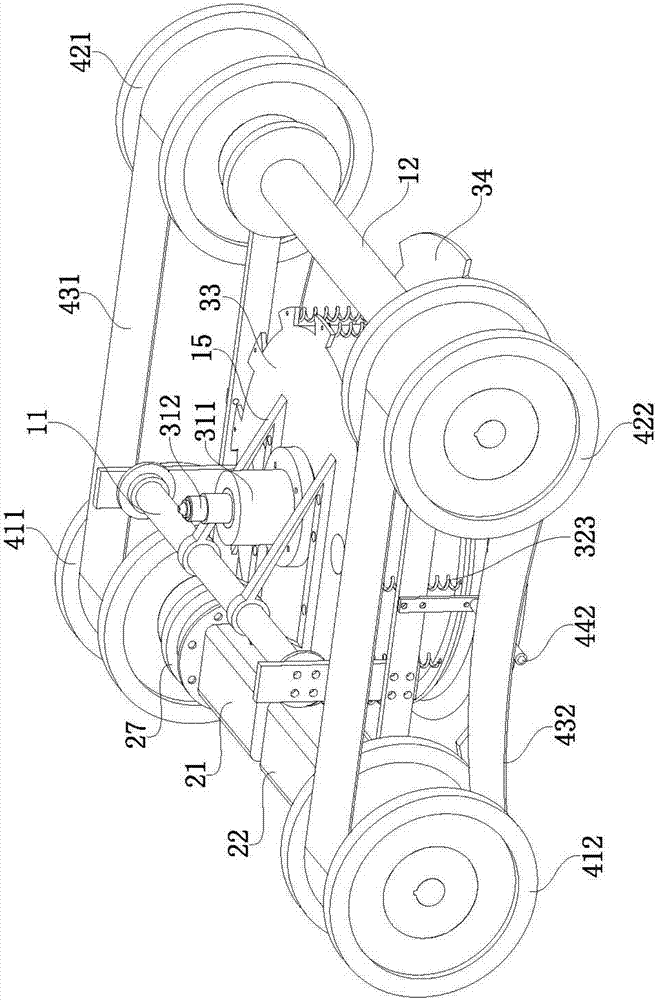 Wall-climbing robot for rust removal of ship