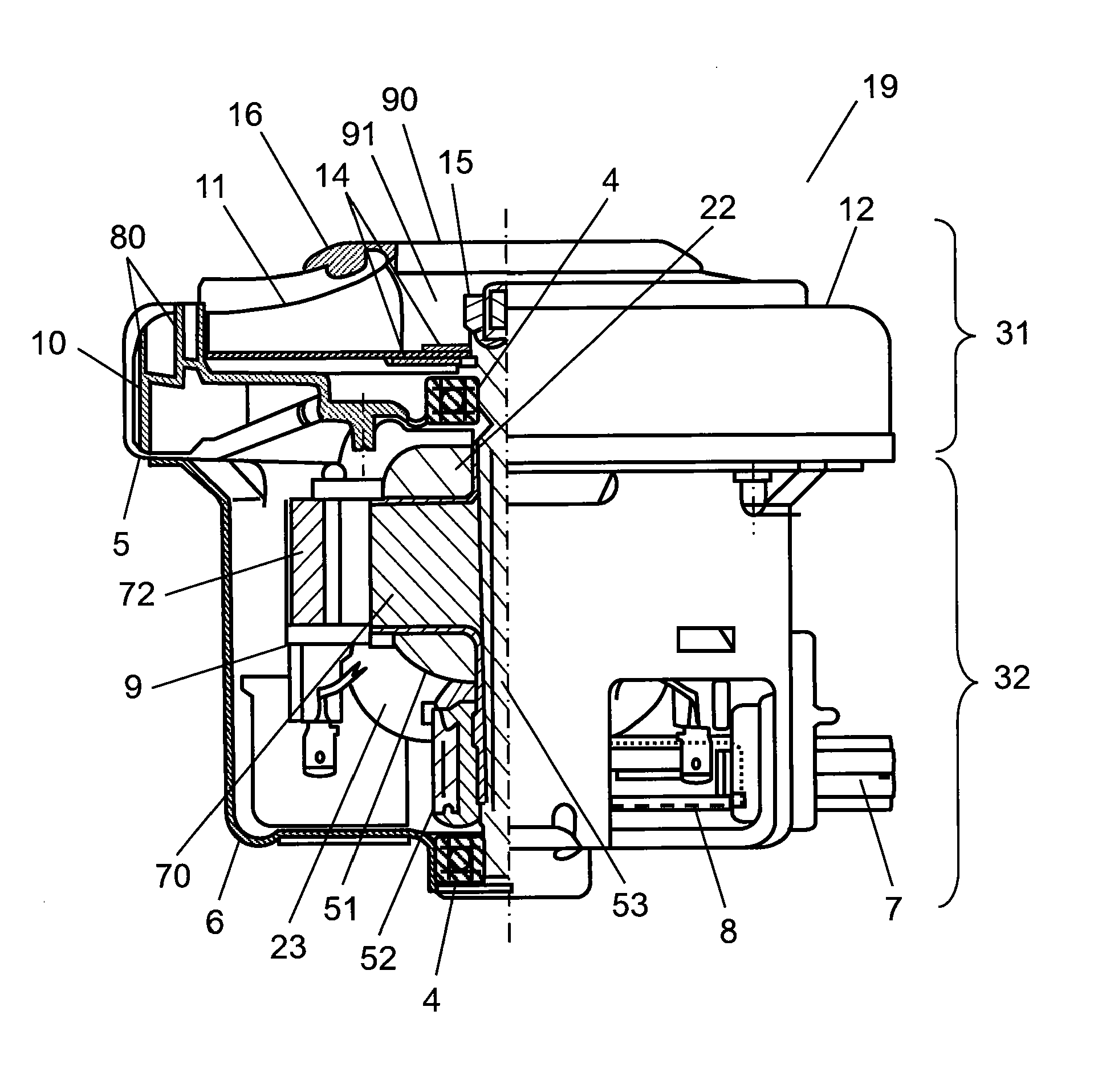 Electric blower and electric vacuum cleaner utilizing the same