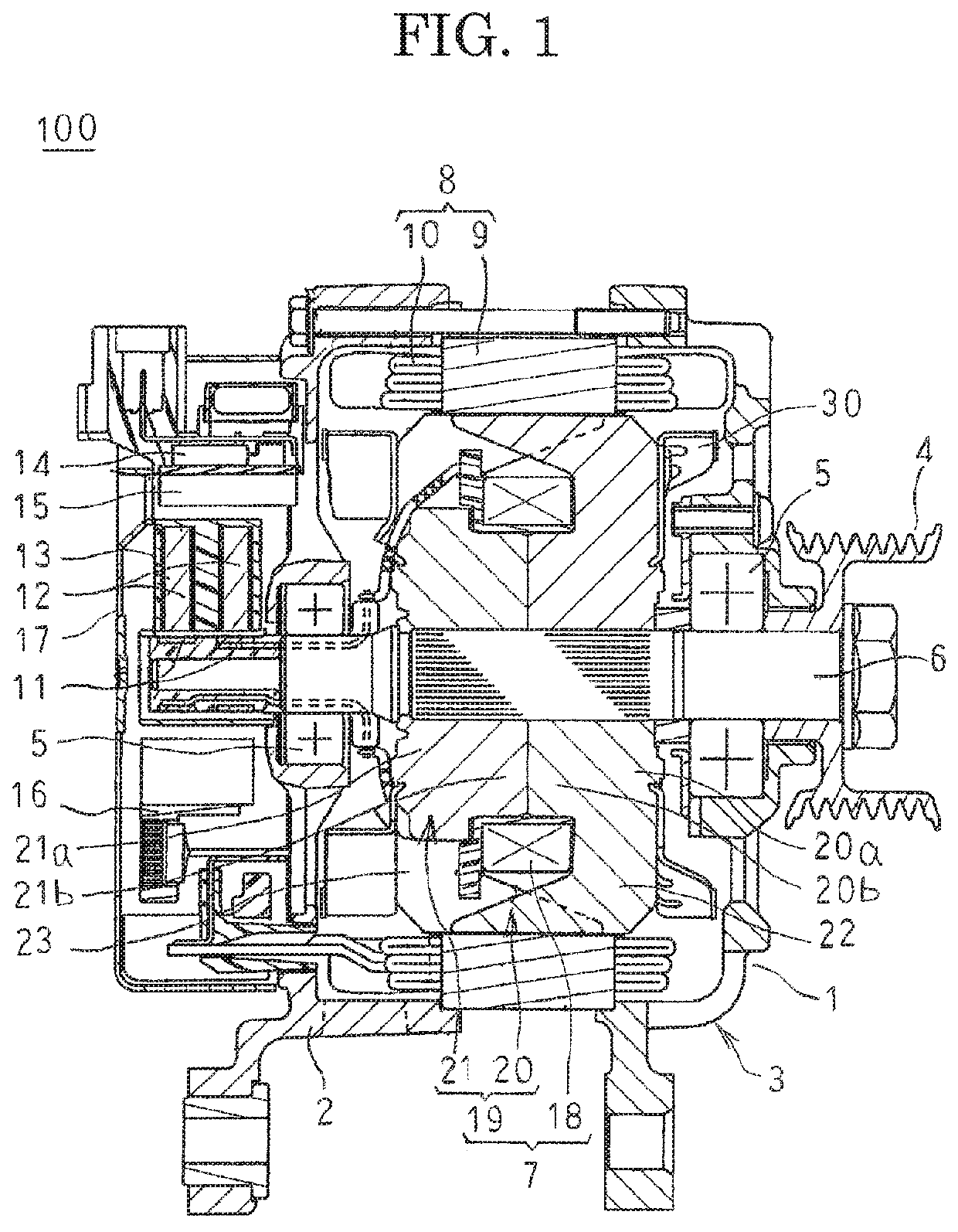 Automotive rotary electric machine