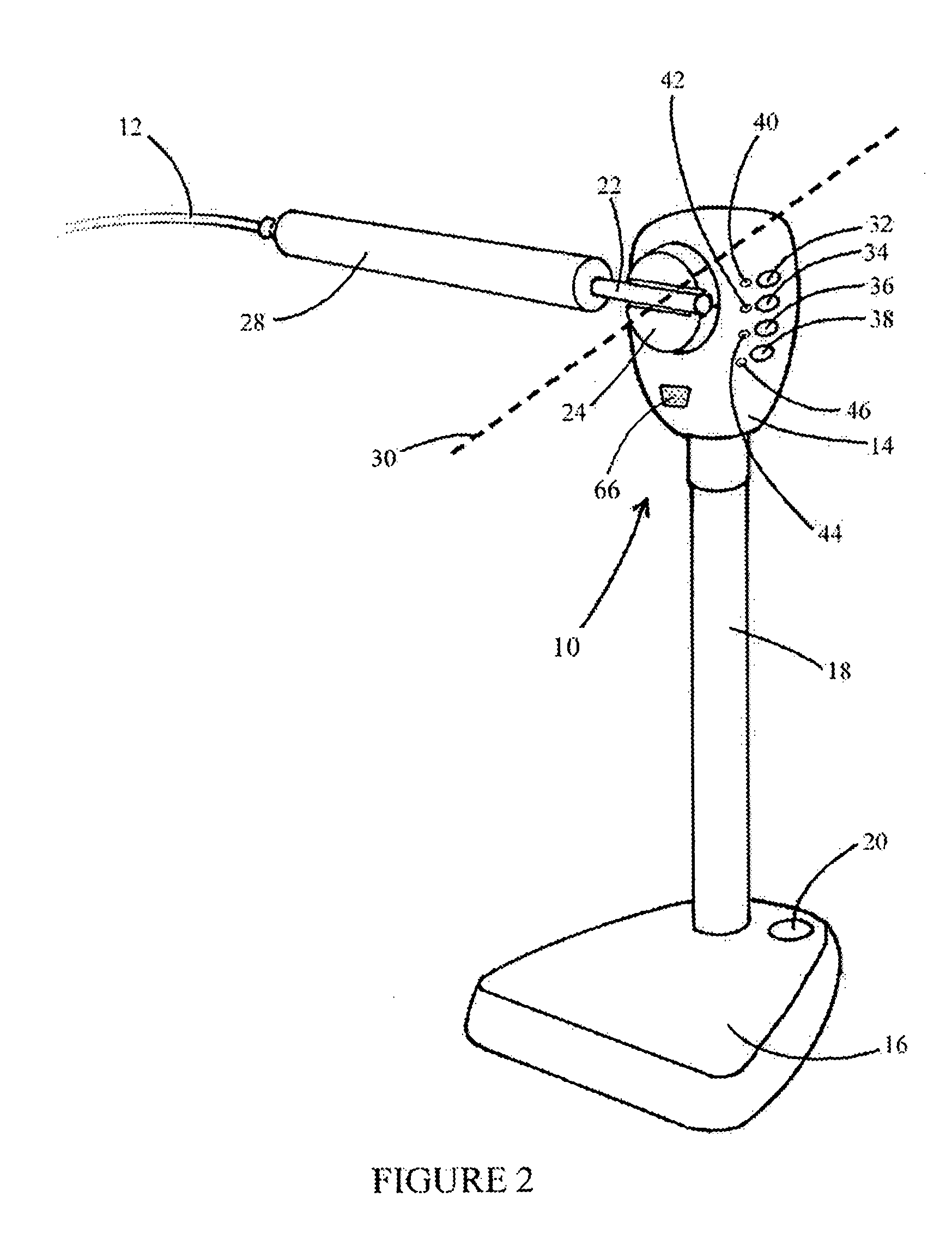 Power unit for jumping rope-with timer circuit