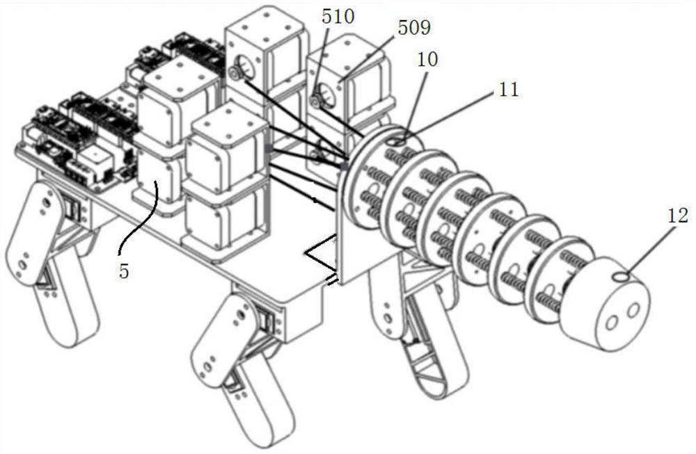 Modularized robot for ship paint spraying and rust removal and control method thereof