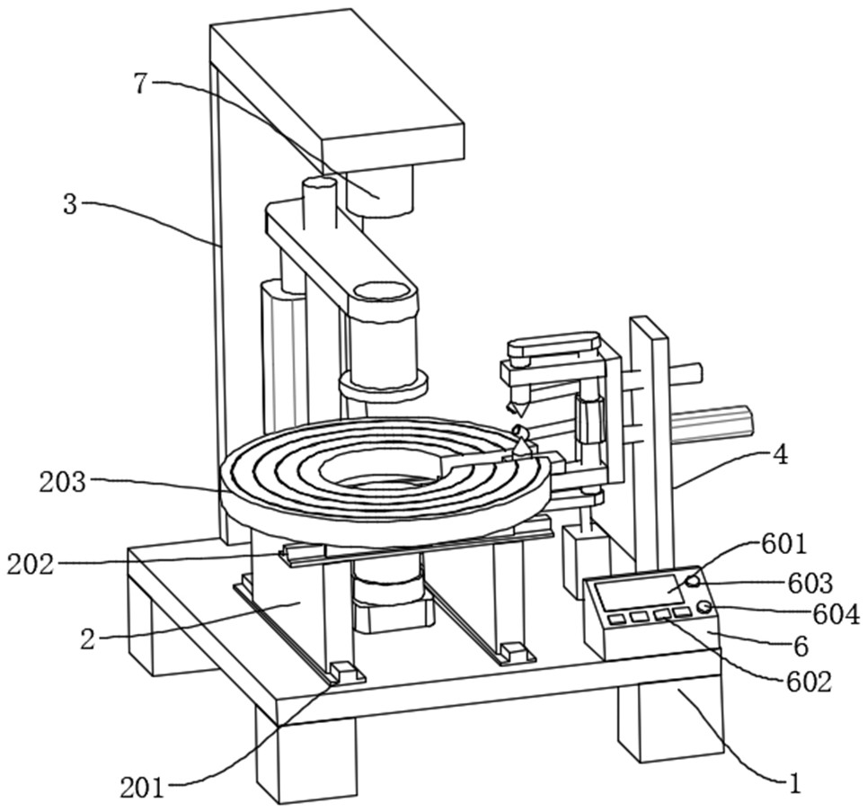 Wafer scribing device for machining and using method thereof