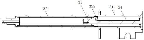 Obstacle avoidance type forest fruit picking clamping mechanism and forest fruit vibration picking method