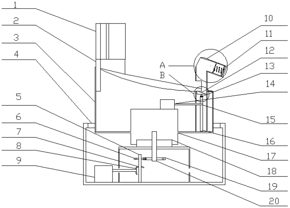 Coriolis acceleration demonstrator