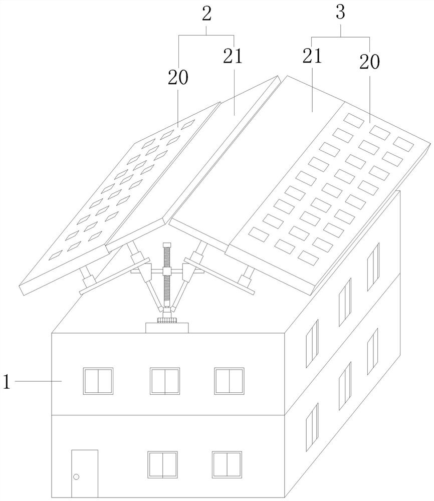 An energy-saving movable and deformable roof structure