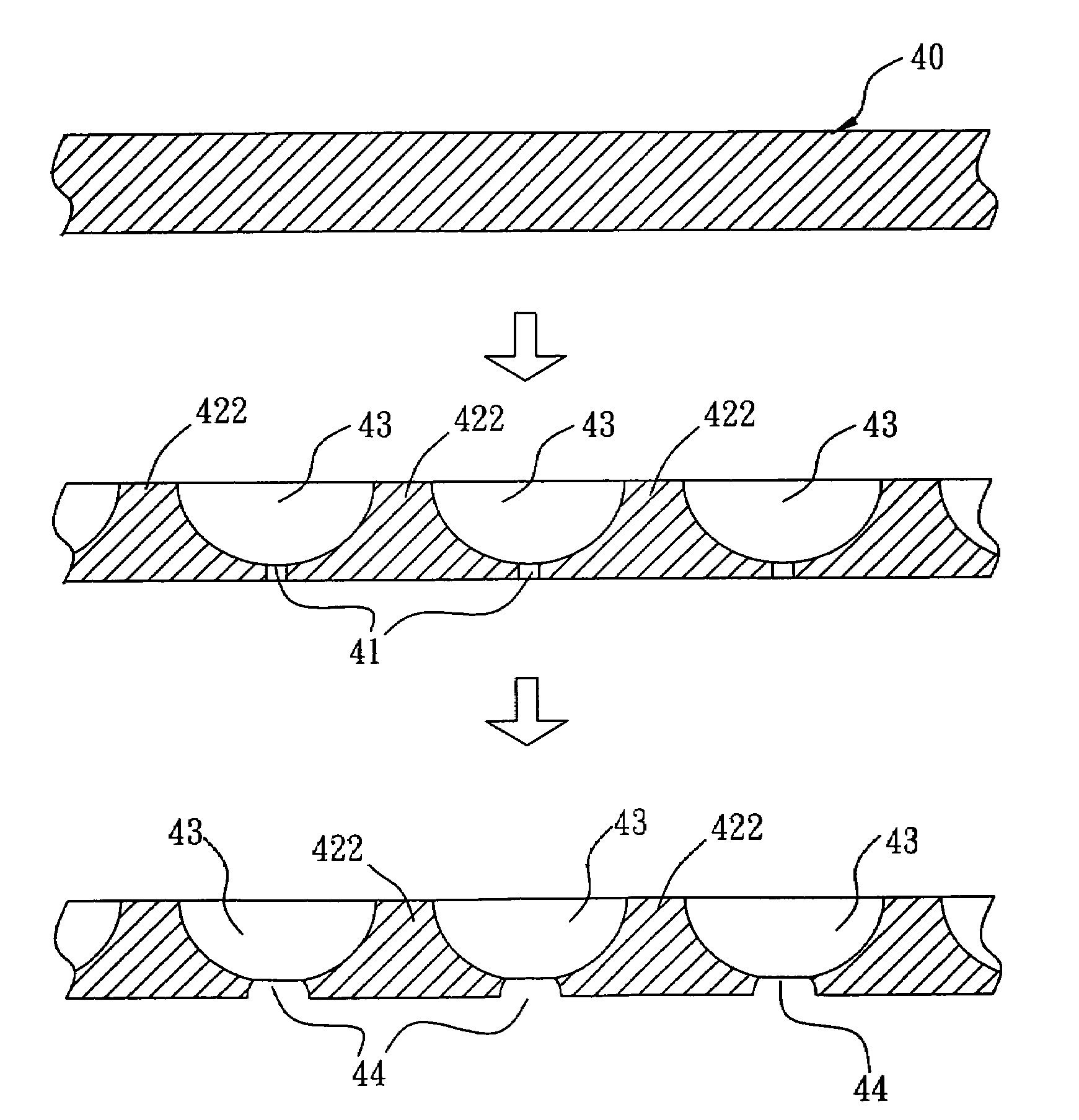 Method for making a shadow mask for an opposed discharge plasma display panel