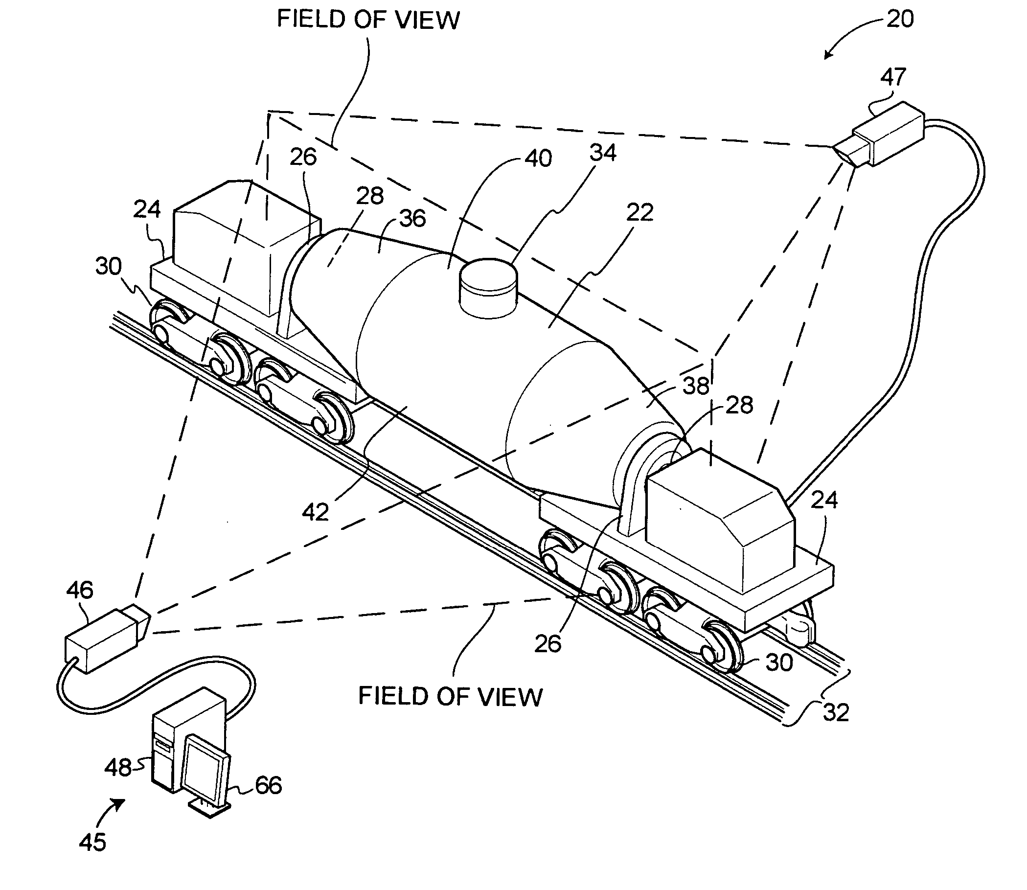 Apparatus and method of sensing the temperature of a molten metal vehicle