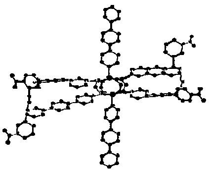 A kind of metal organic framework material and its preparation method and application