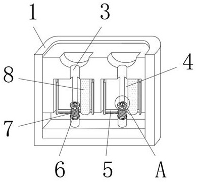 Bluetooth headset quick battery replacement structure and battery replacement method thereof