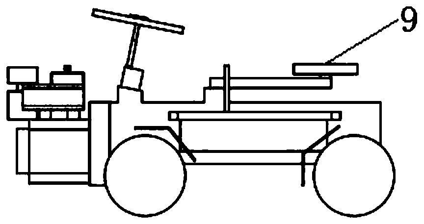 Micro tiller applied to different soil conditions and different dryland operation needs and control method