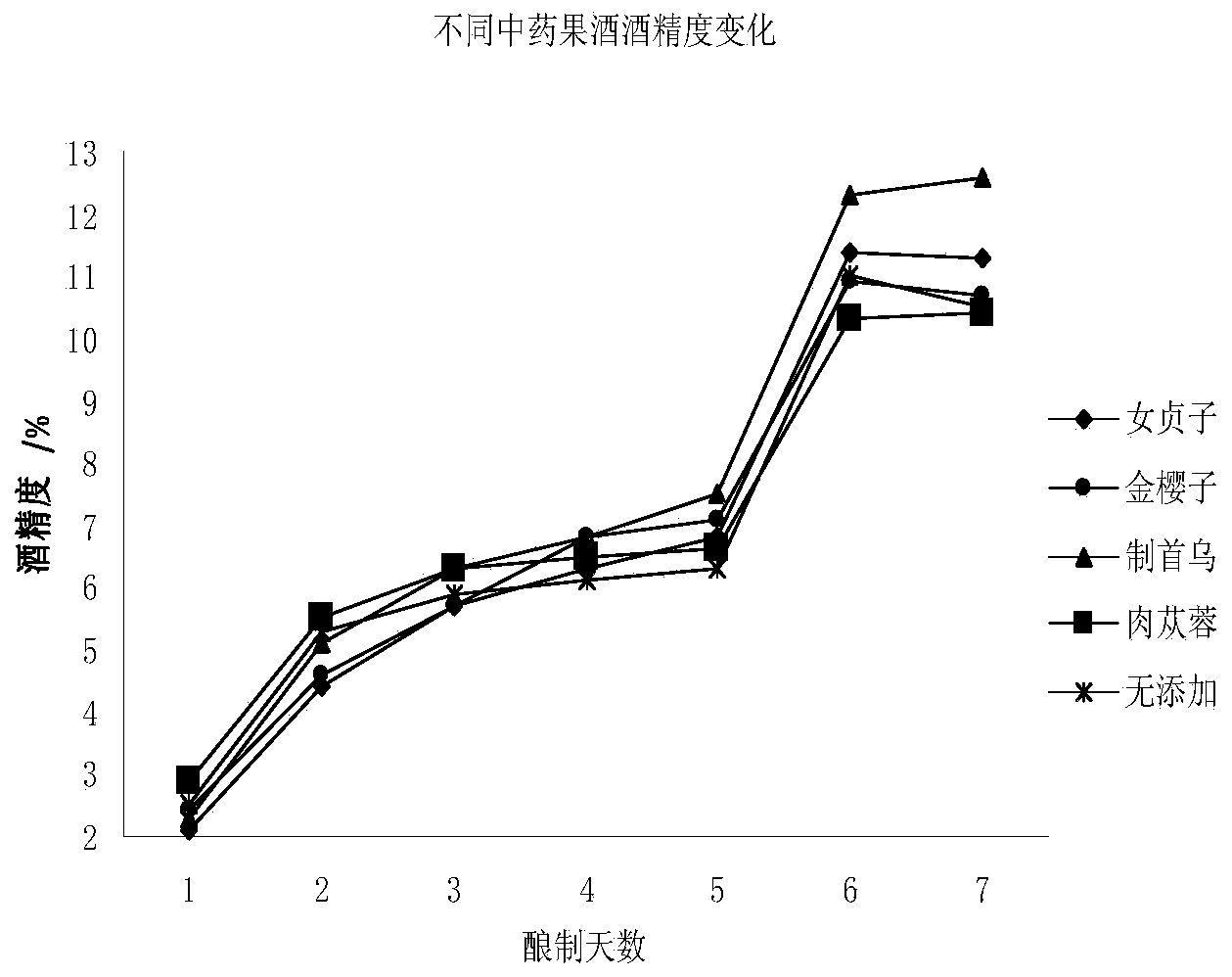 Chinese medicinal mulberry fruit wine and preparation method thereof