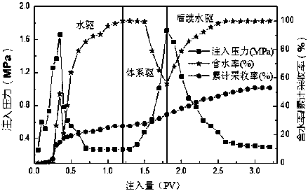 Self-adaptive flow control system and application thereof to high-temperature and high-salinity oil reservoir