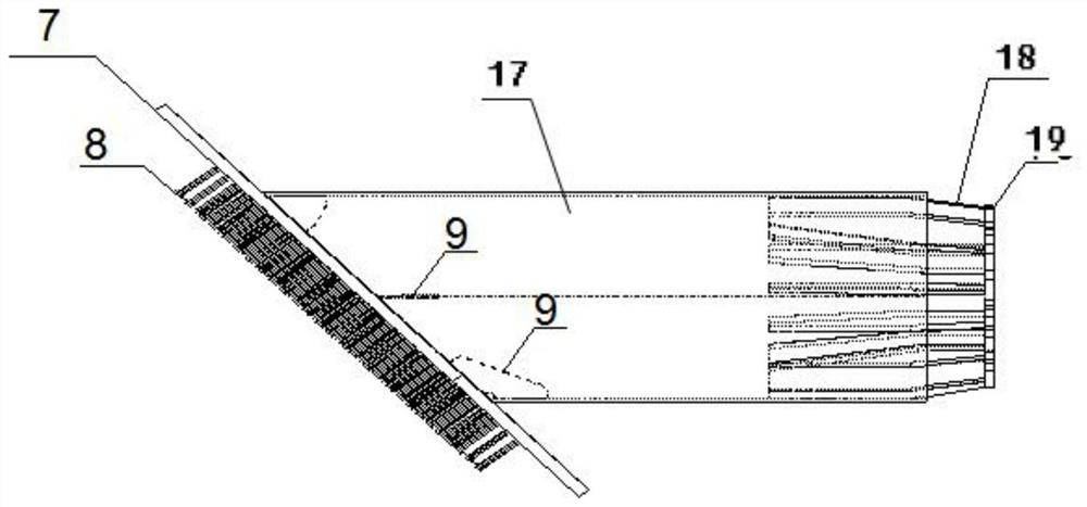 Cable-stayed bridge anti-seismic steel inclined strut and construction method thereof