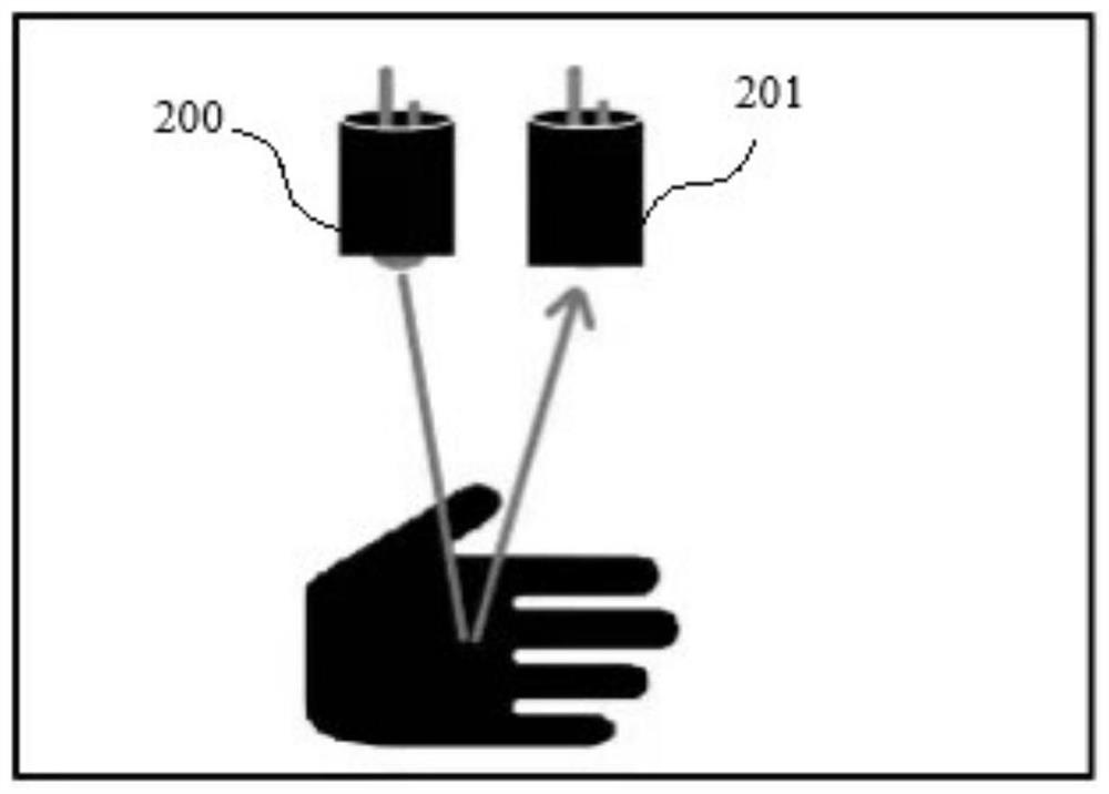 Infrared induction control circuitry and liquid discharge device