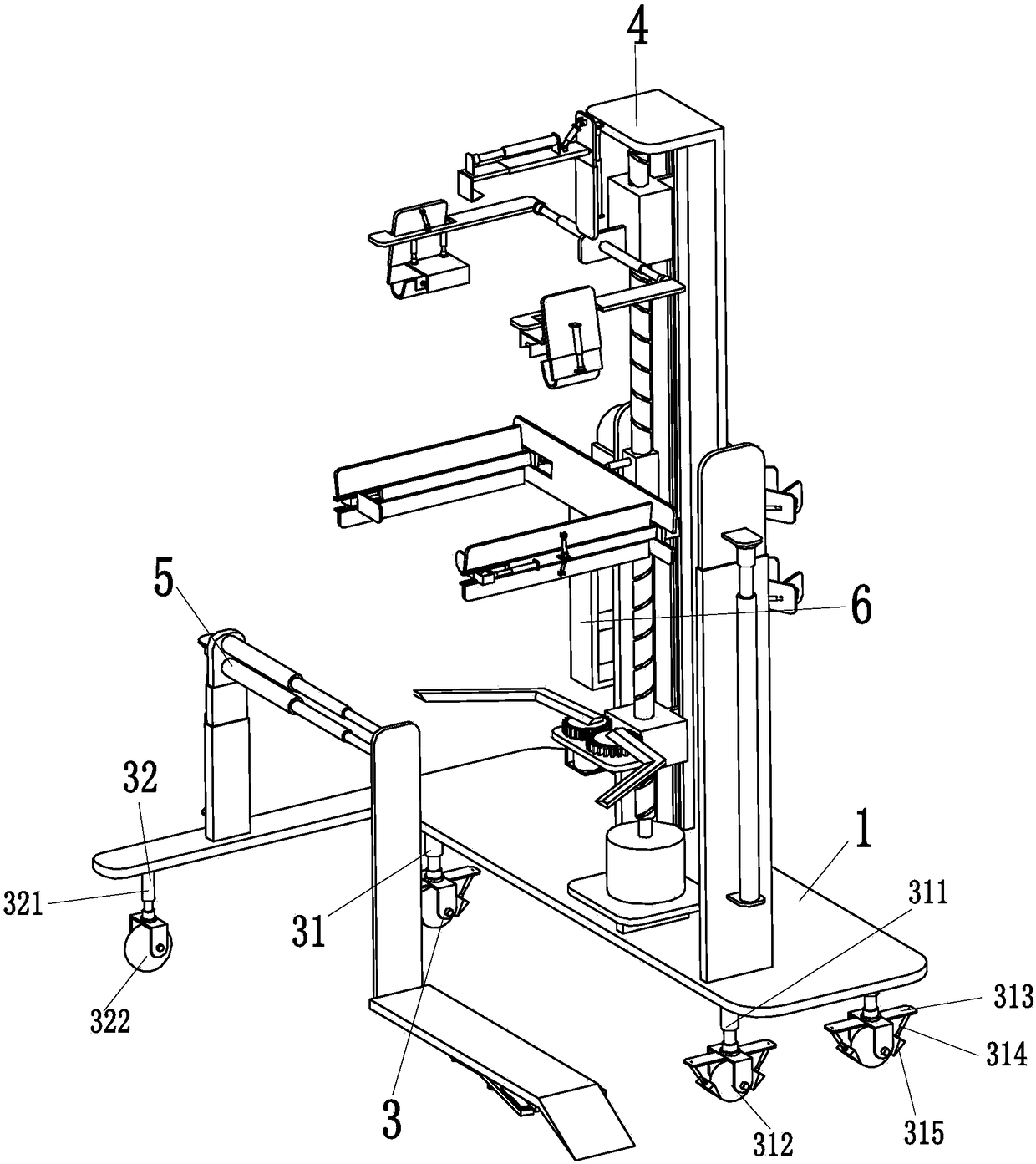 Municipal equipment for environmental sanitation garbage can