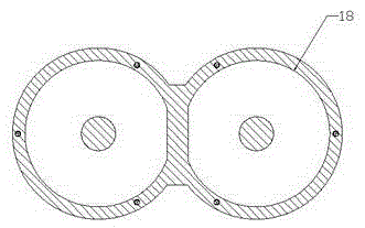 A magnetostrictive double-cavity membrane micropump