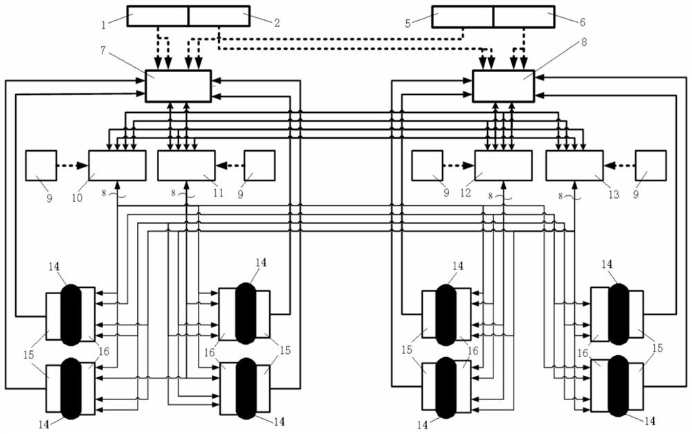 Aircraft electric brake electromechanical drive structure and braking force control method