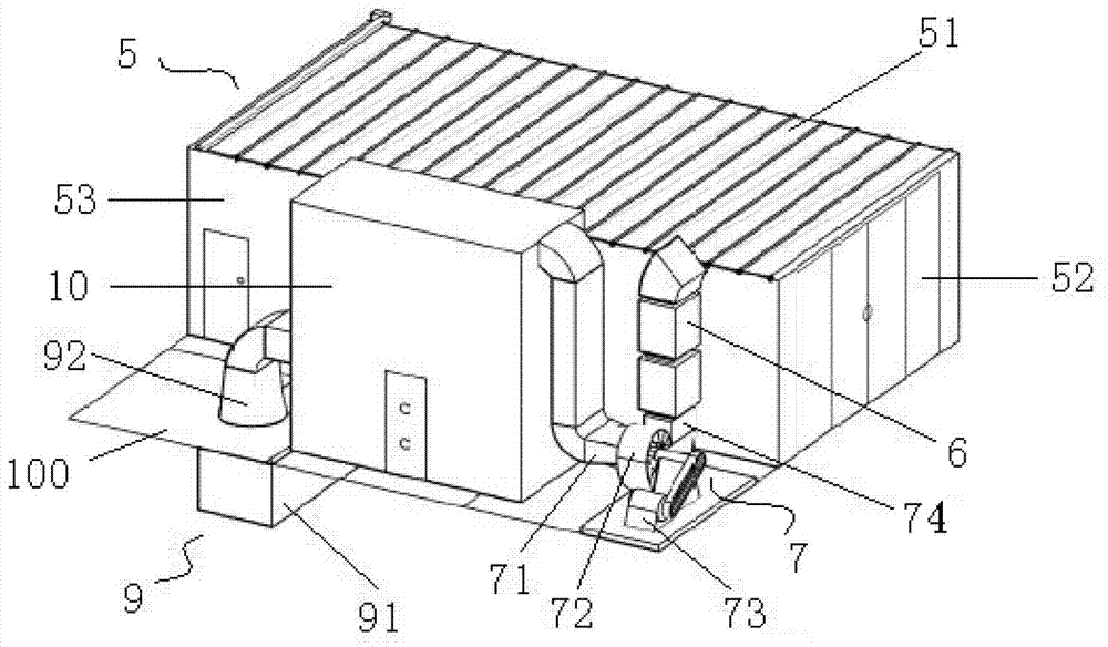 Automatic dust collector applied to toilet-roll rewinder