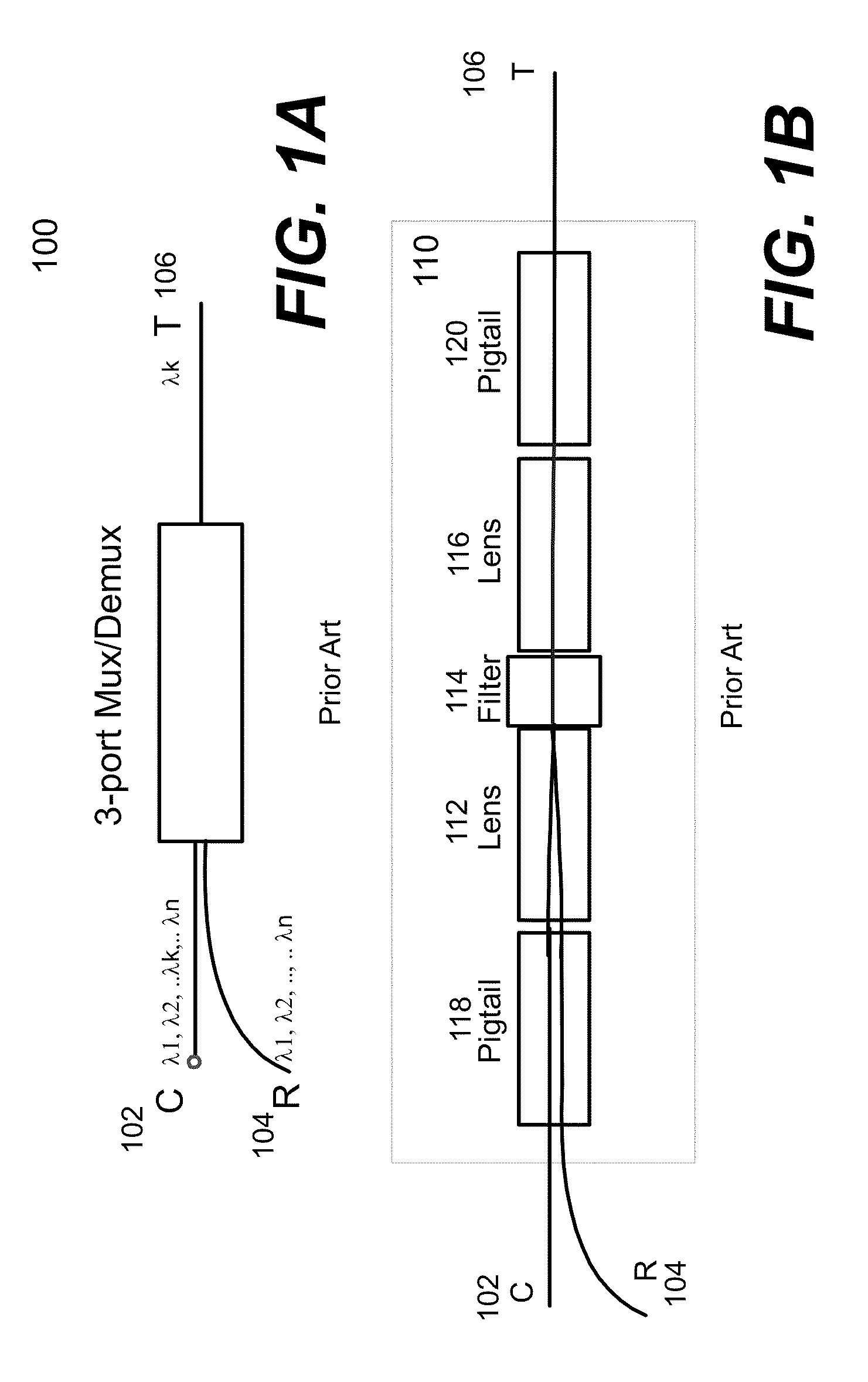 High isolation wavelength division devices