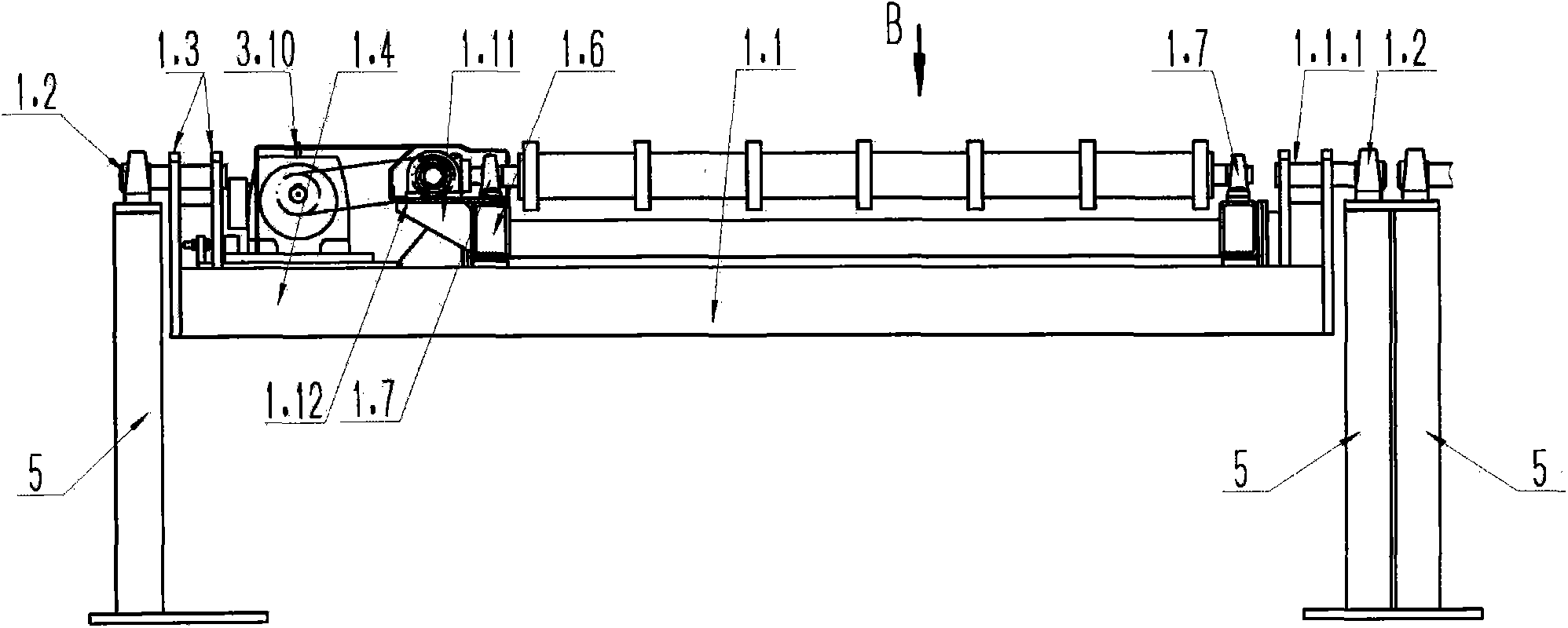 Method and device for sheet selection or plate falling at cold end of flat plate glass production line