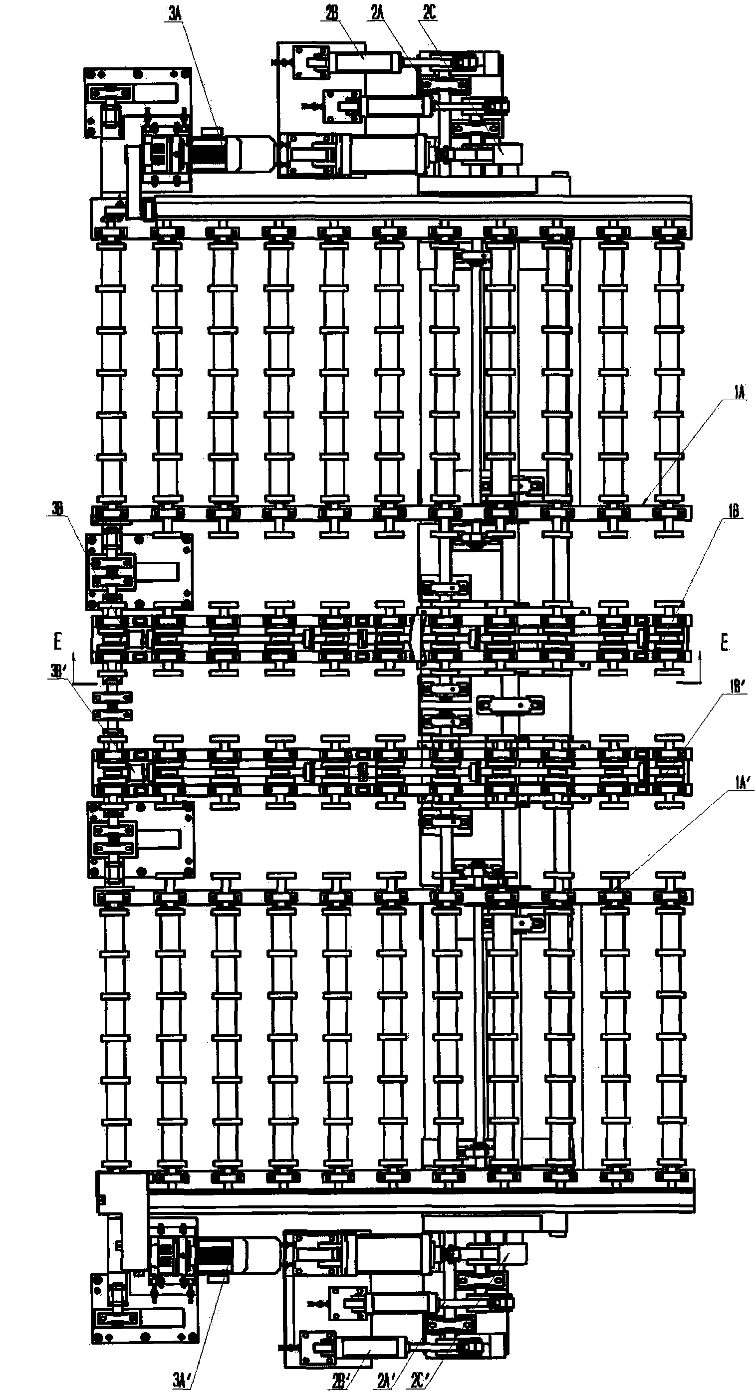 Method and device for sheet selection or plate falling at cold end of flat plate glass production line