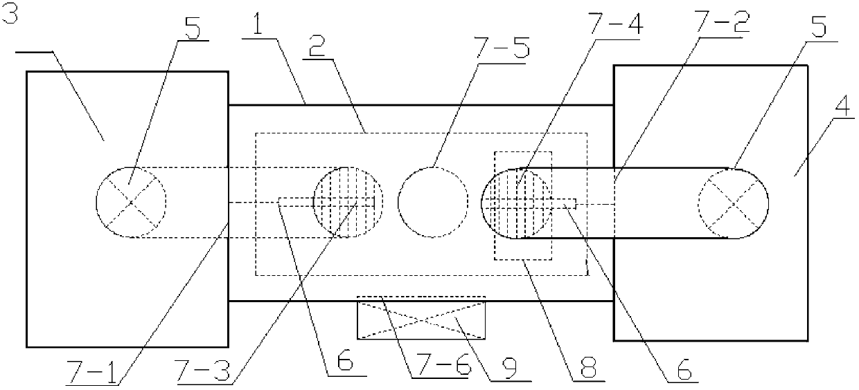 Pressure differential defrosting device of evaporator in air cooler of refrigerated storage