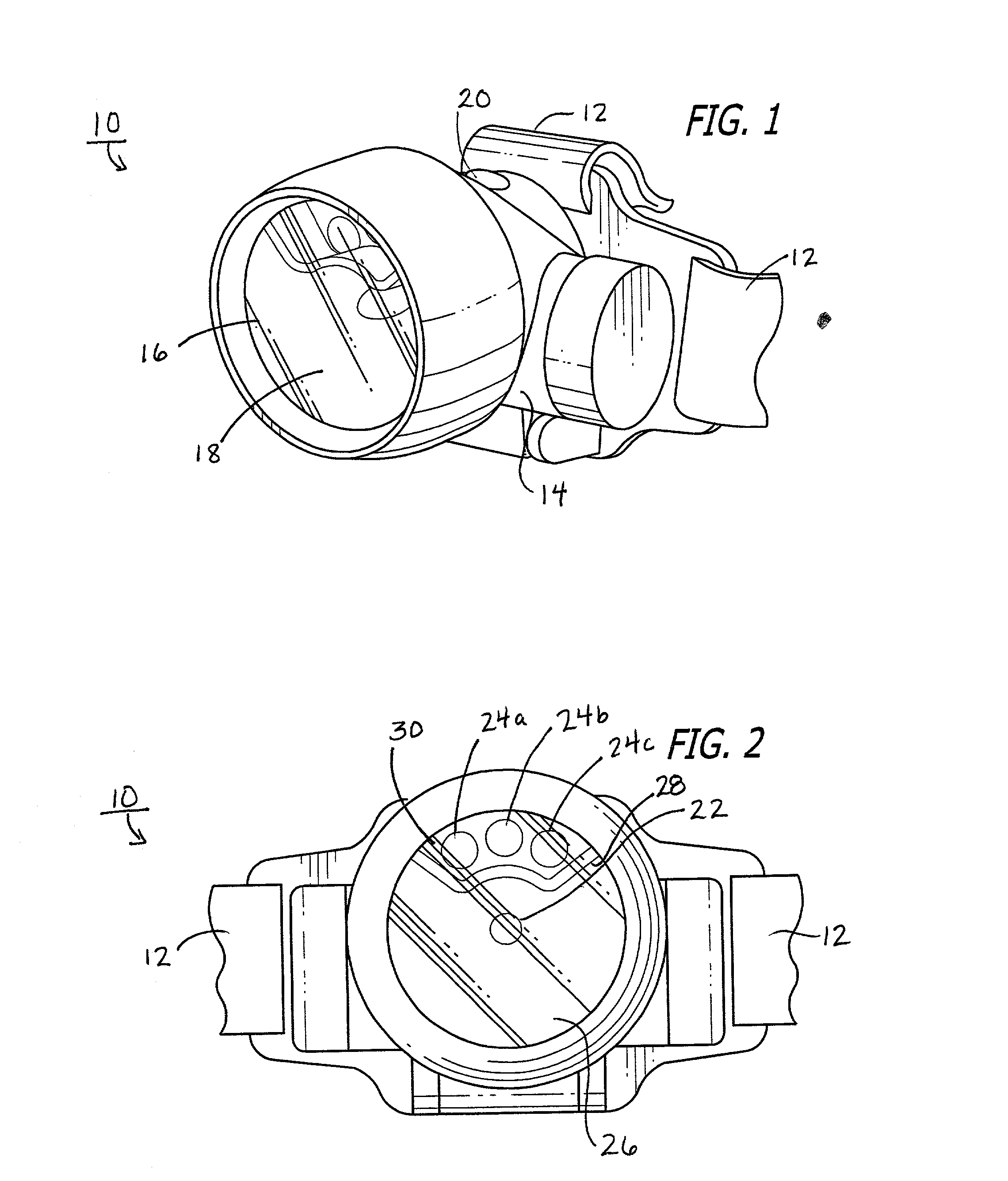 Electronically controlled multi-light flashlight