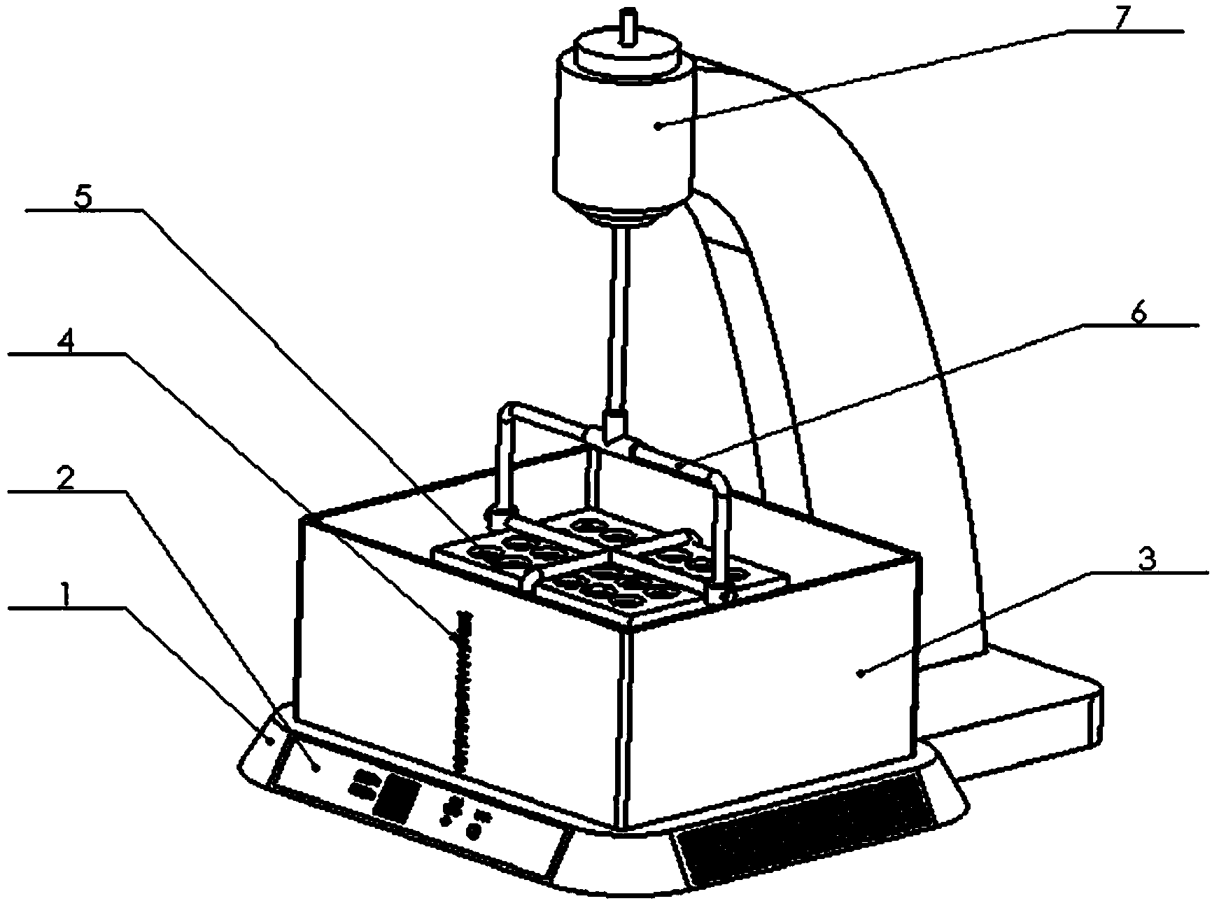 Determination method for absorption rate of tobacco peduncle material liquid and device thereof