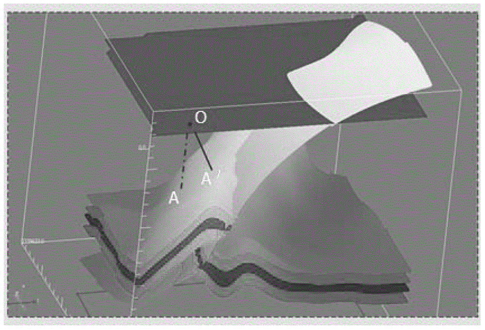 Three-dimensional space homing method for speed in two-dimensional seismic data