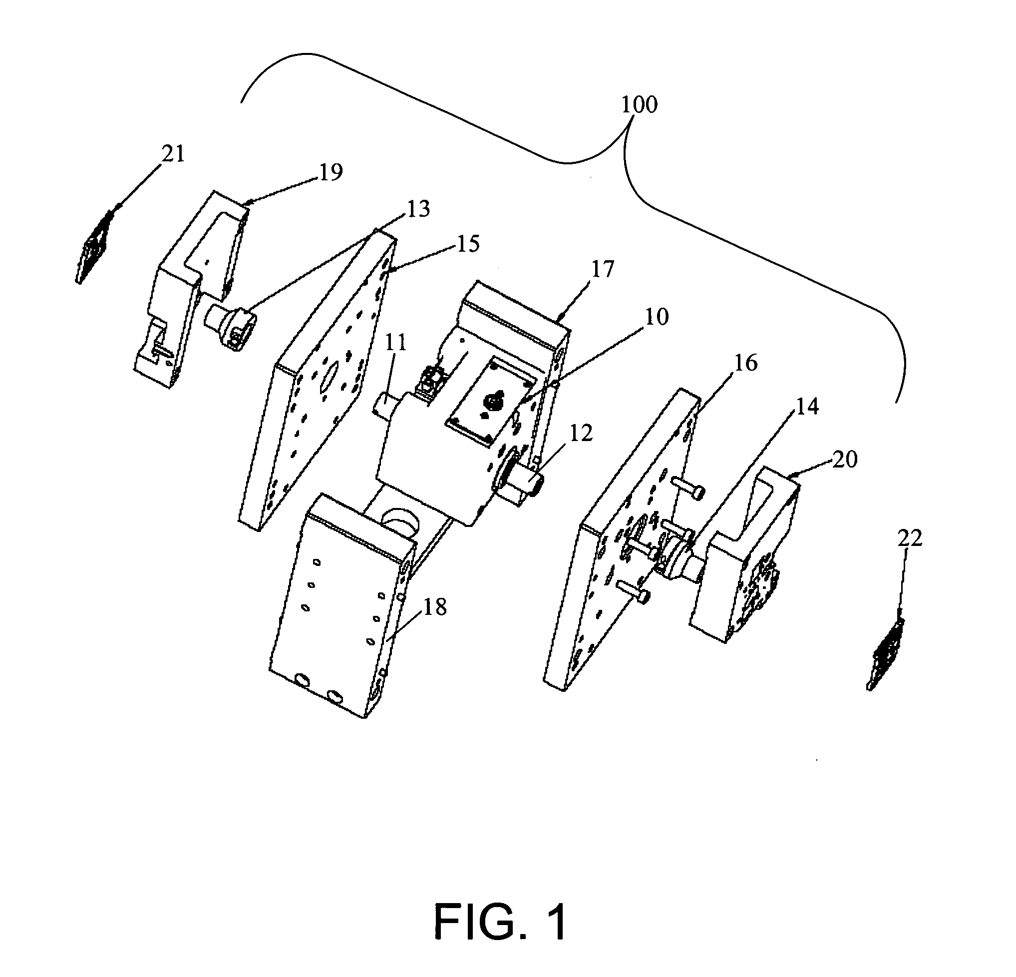 Multi-disk simultaneous servo writing device