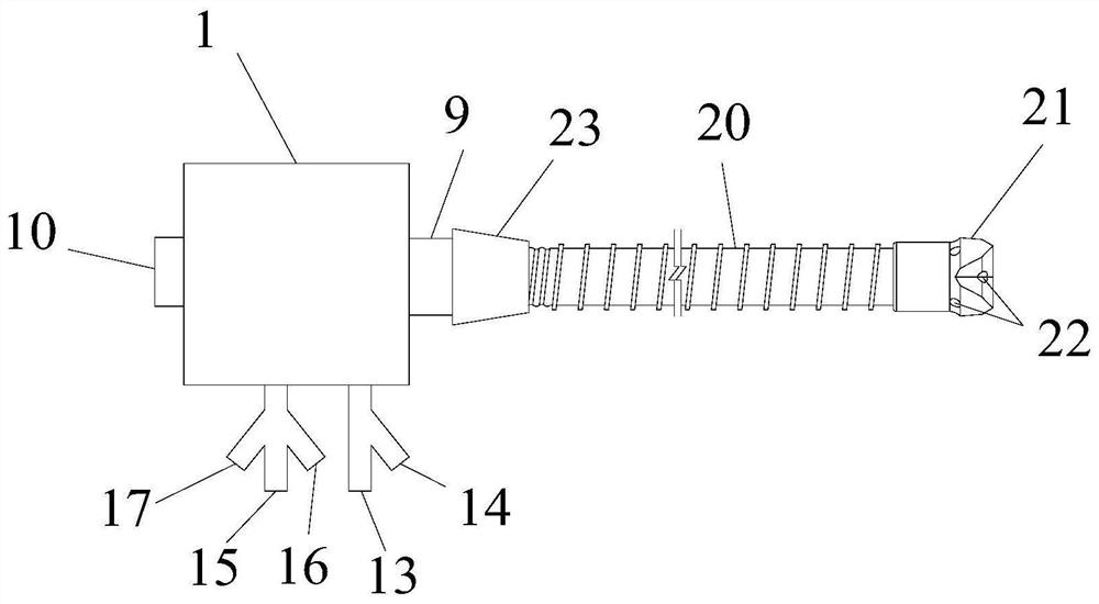 Self-drilling type single-liquid and double-liquid grouting reinforcement device and using method