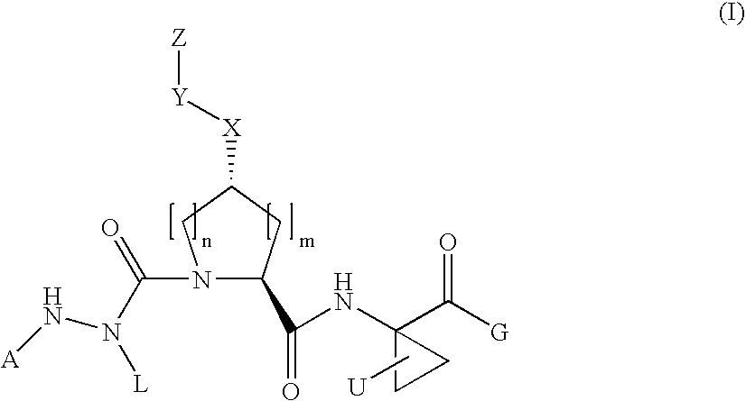 Aza-tripeptide hepatitis c serine protease inhibitors