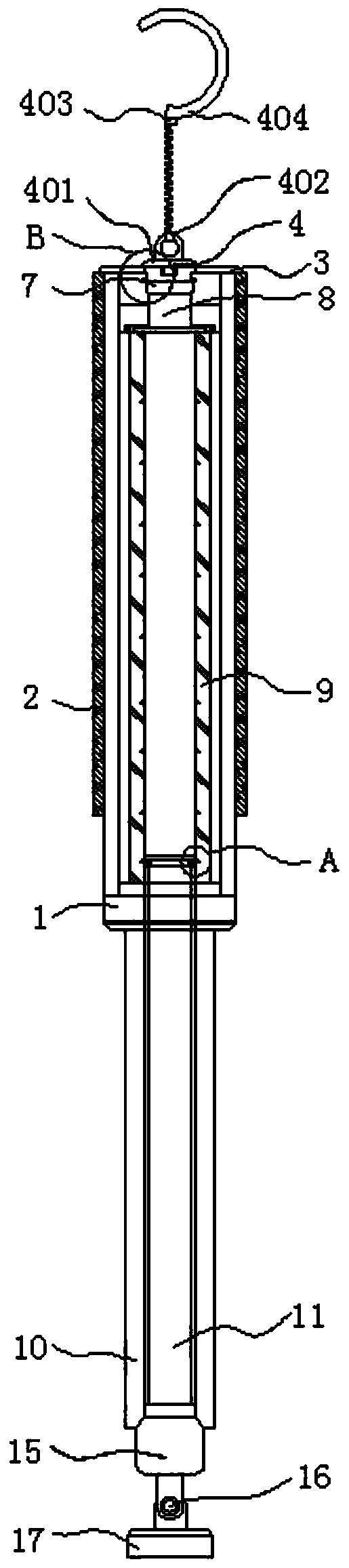 Dormitory lamp turnoff rod