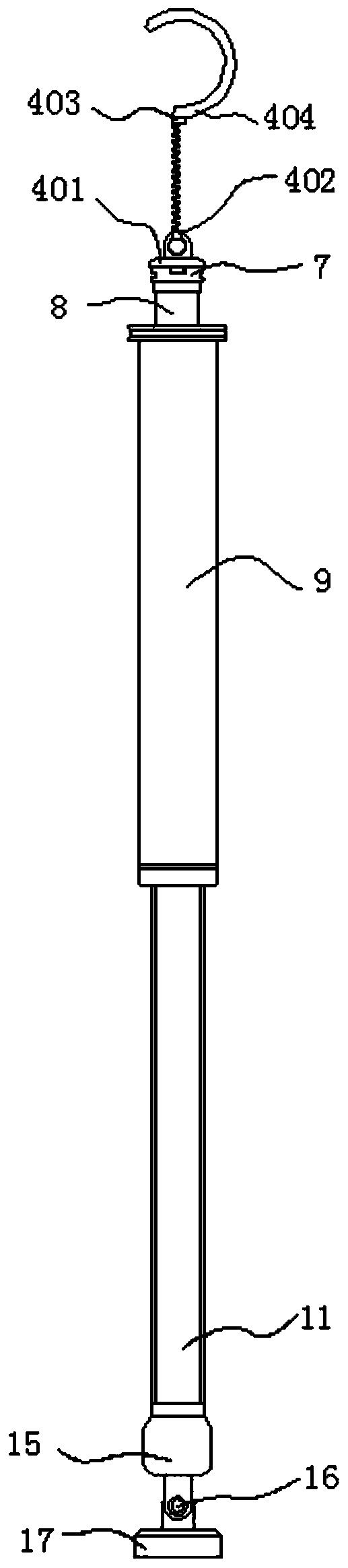 Dormitory lamp turnoff rod